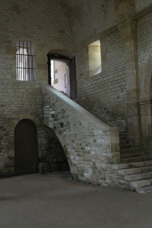 Stairs from the abbey church up to the dormitory