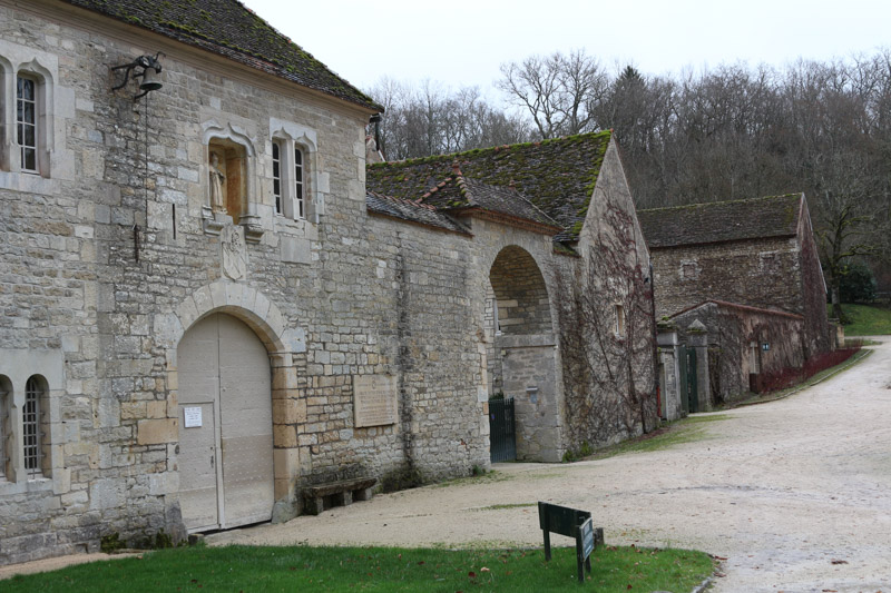 Entrance to the abbey and the small museum