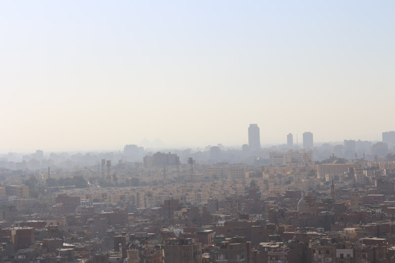 Blick von der Zitadelle von Kairo über die Stadt