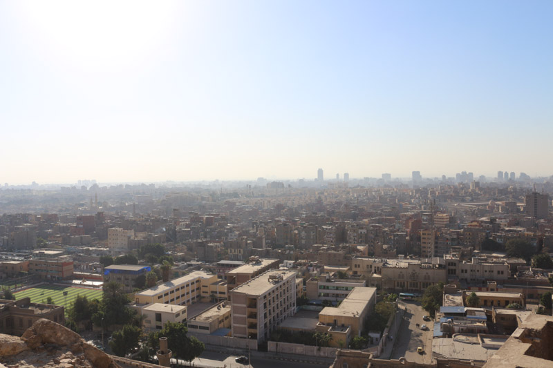 View from the Citadel of Cairo over the city
