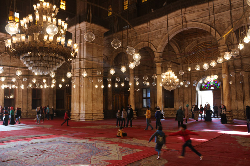 Praying room of the Alabaster Mosque