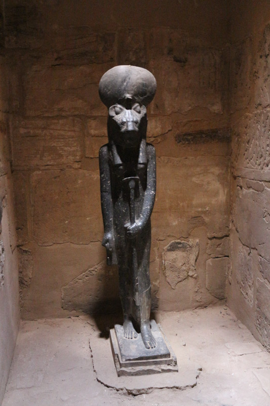Small side temple with the statue of Ptah