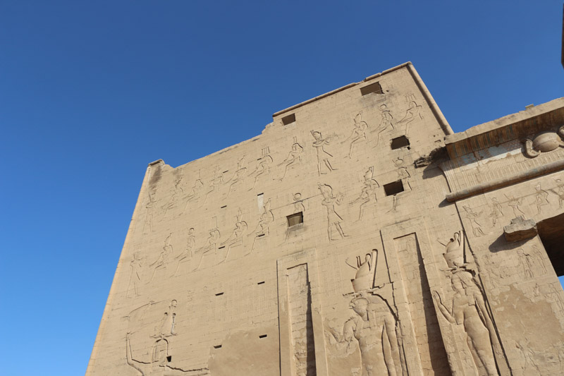 Main entrance of Edfu Temple