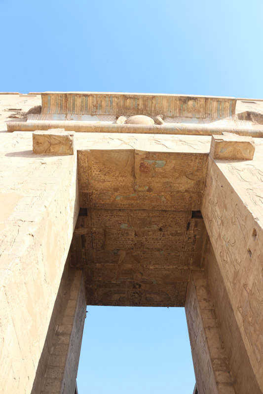 Haupteingang des Edfu Tempels