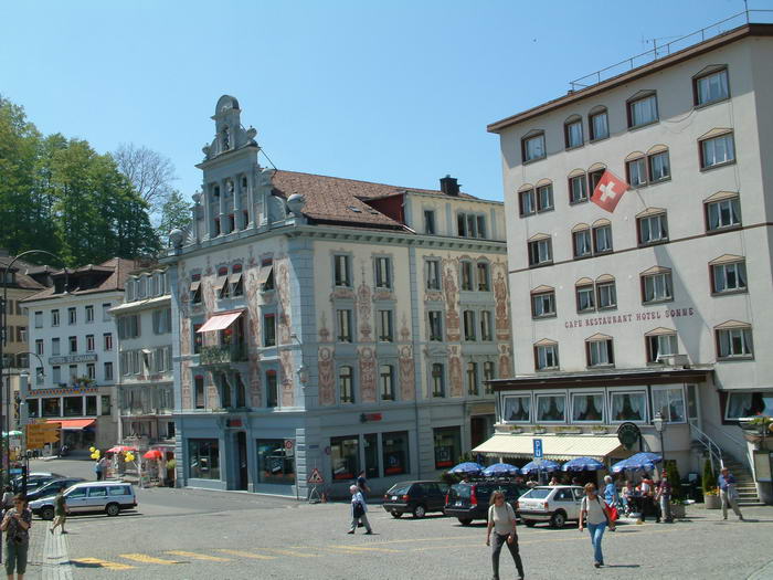 Historic buildings in the city of Maria Einsiedeln