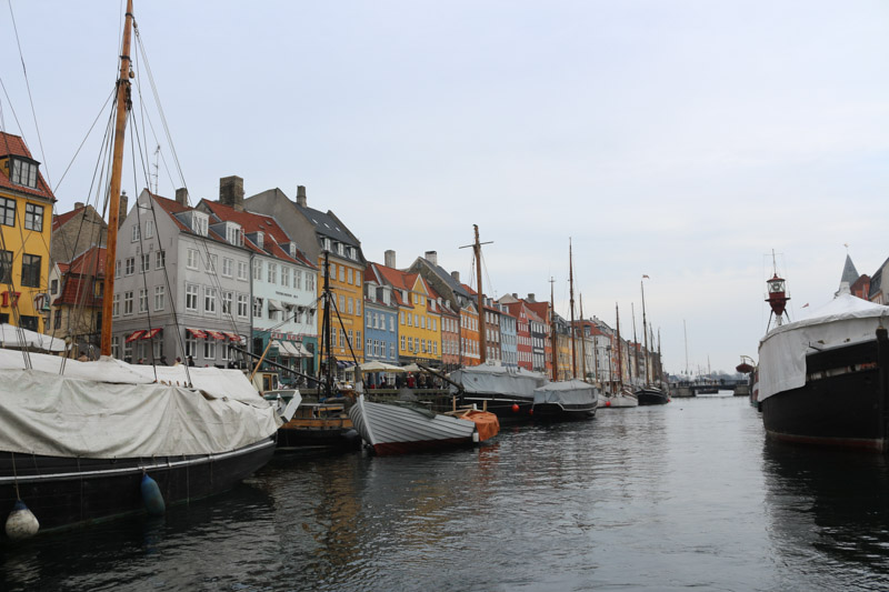 Nyhavn, the seventeenth century waterfront, with its colourful buildings