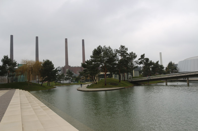 View to the old power plant