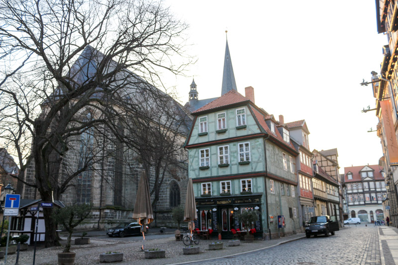 Straße in Quedlinburg