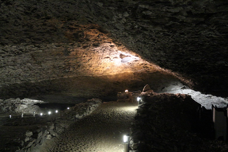 "Throne room" inside the cave