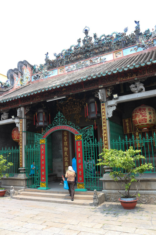 Eingang des& Thiên Hậu& Tempel