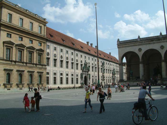 Entrance to the Residenz (Royal Residence)