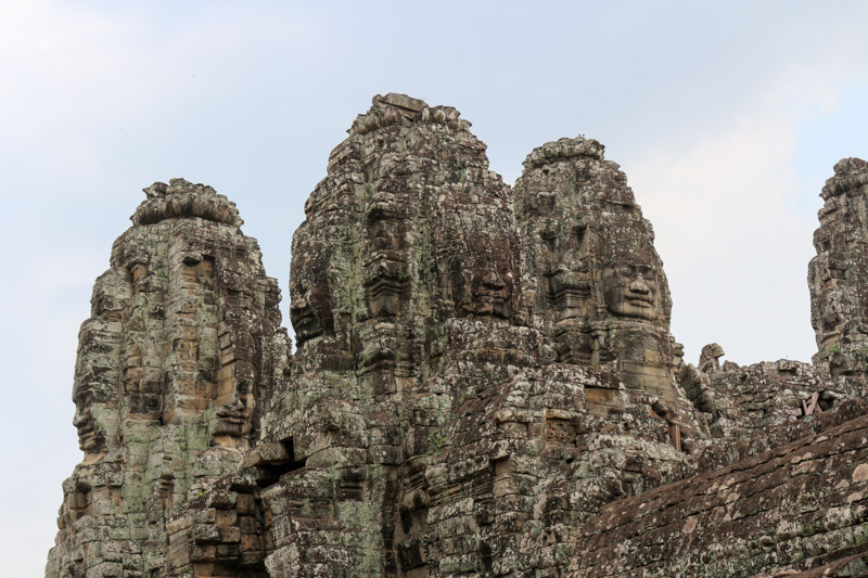 Bayon almost looks like a mountain range full of small rocks
