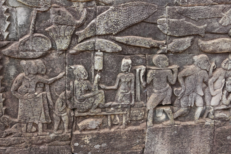 Bas-relief in the southern gallery