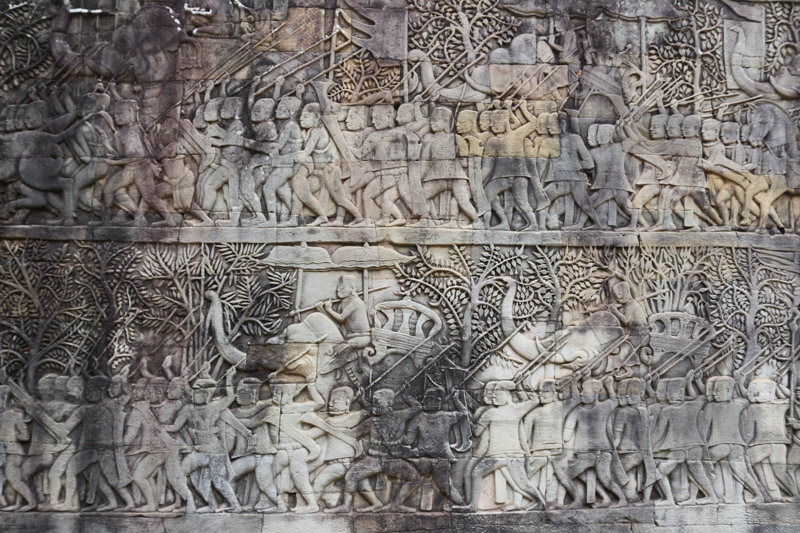 Bas-relief in the southern gallery