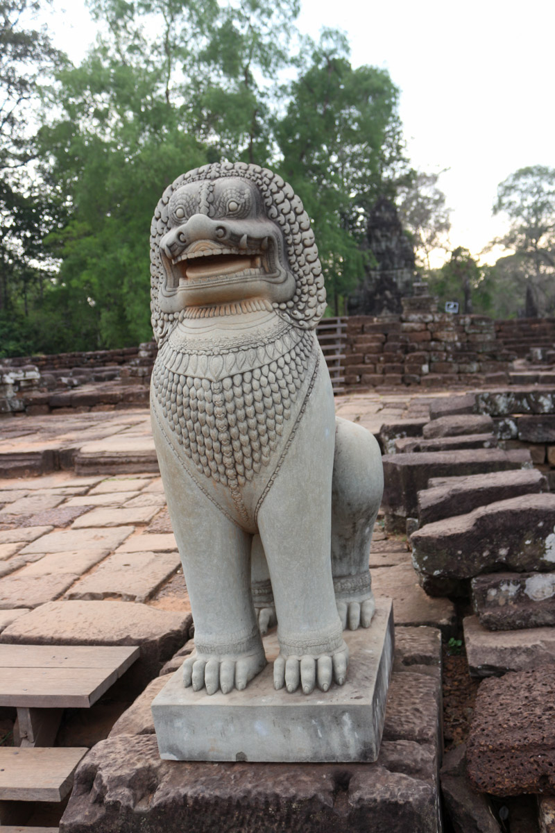 Statue auf der Terrasse der Elefanten