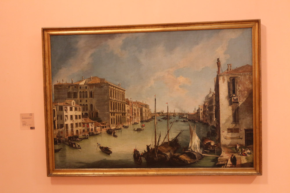 The Grand Canal from San Vio& Canaletto, circa 1723-24