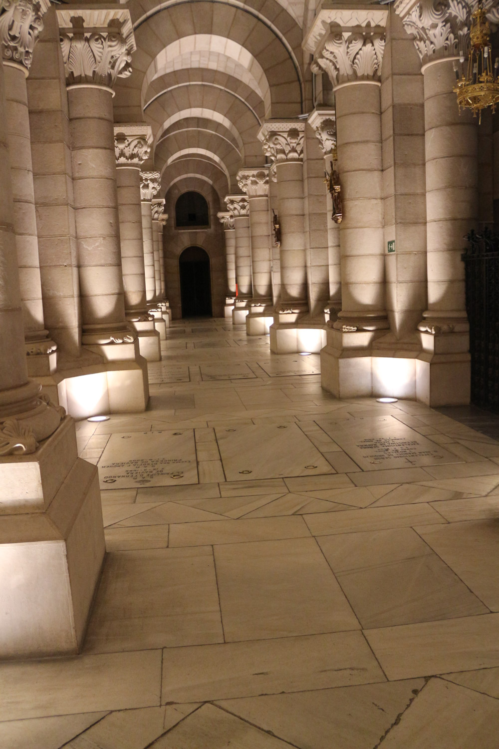 Crypt below the Almudena Cathedral