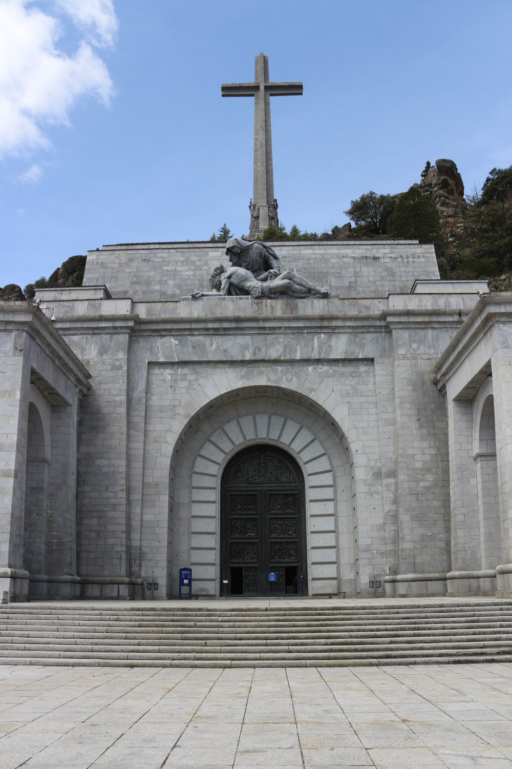 Main entrance of the Valle de los Caídos basilica
