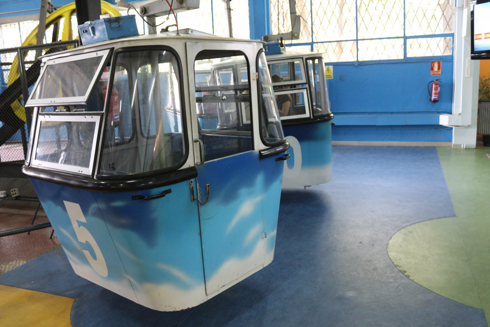 Teleférico de Madrid, a cable car leading from downtown to an outer section of the park Casa de Campo