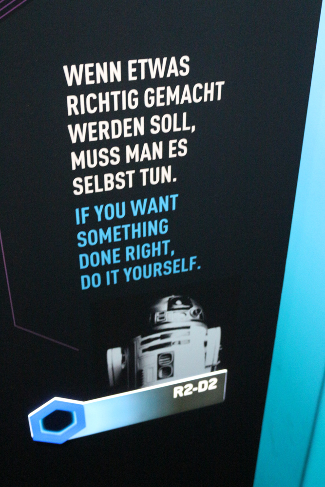 You can choose R2-D2 as your mentor or role model