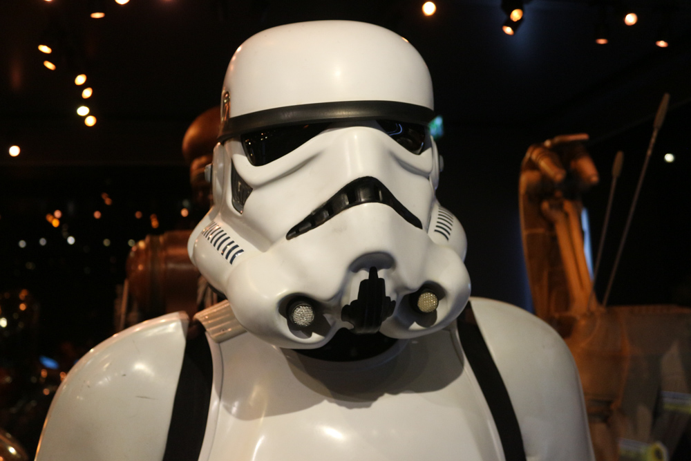 Helmet of a Stormtrooper armor