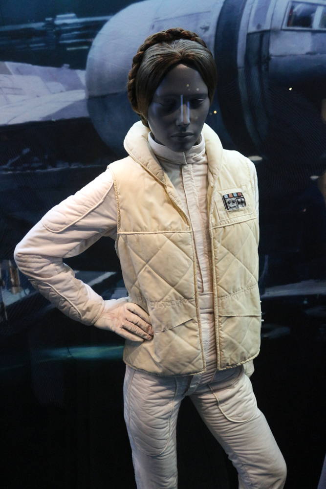 Originales Kostüm von Prinzessin Leia in Episode V