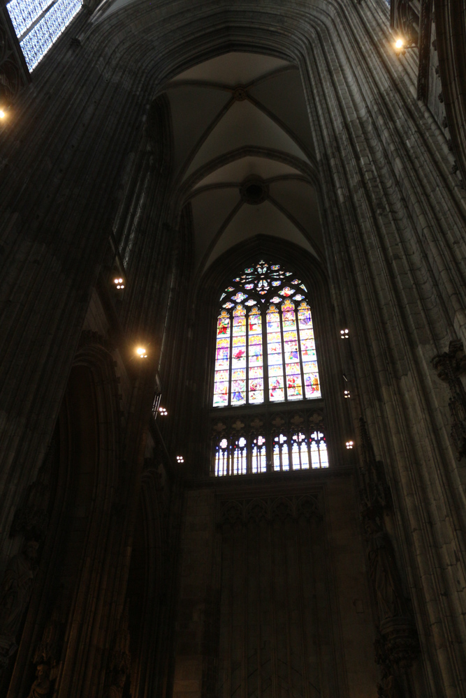 Windows above the main entrance of Cologne Cathedral
