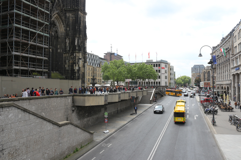 The square in front to the cathedral is unfortunately not an architectural highlight.