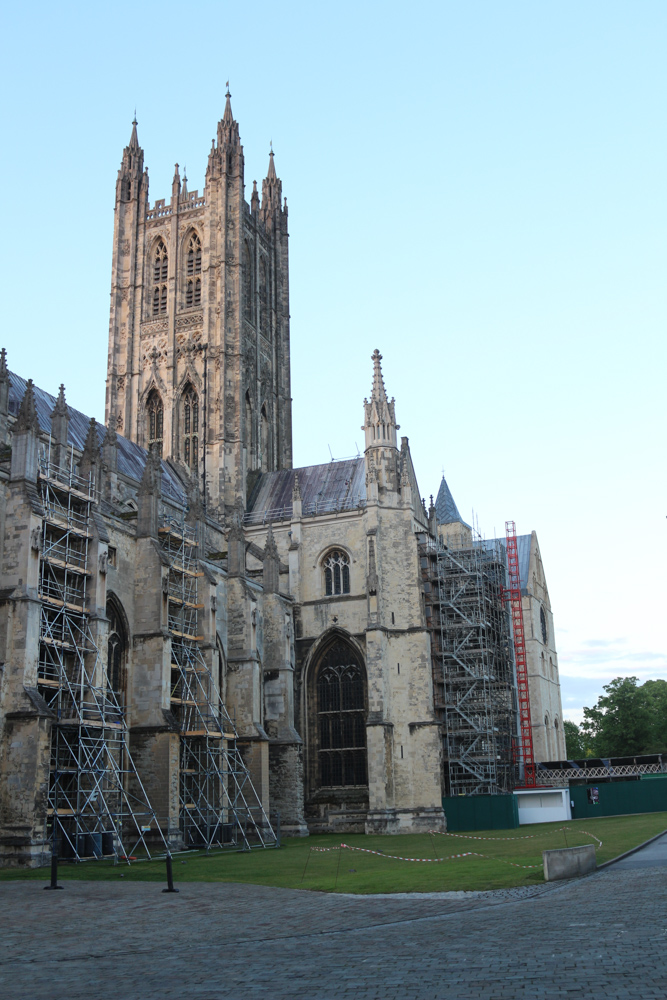 Vierungsturm in der Mitte der Kathedrale von Canterbury