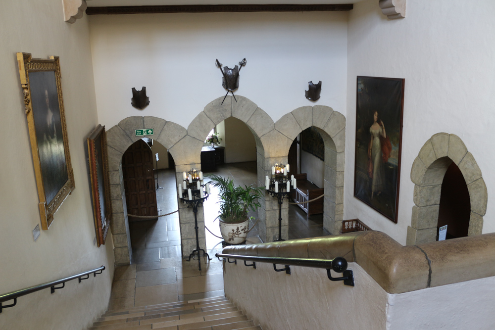 Die große Treppe im Leeds Castle