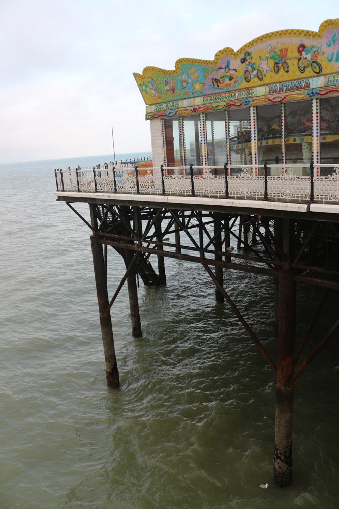 Brighton Pier during sunset