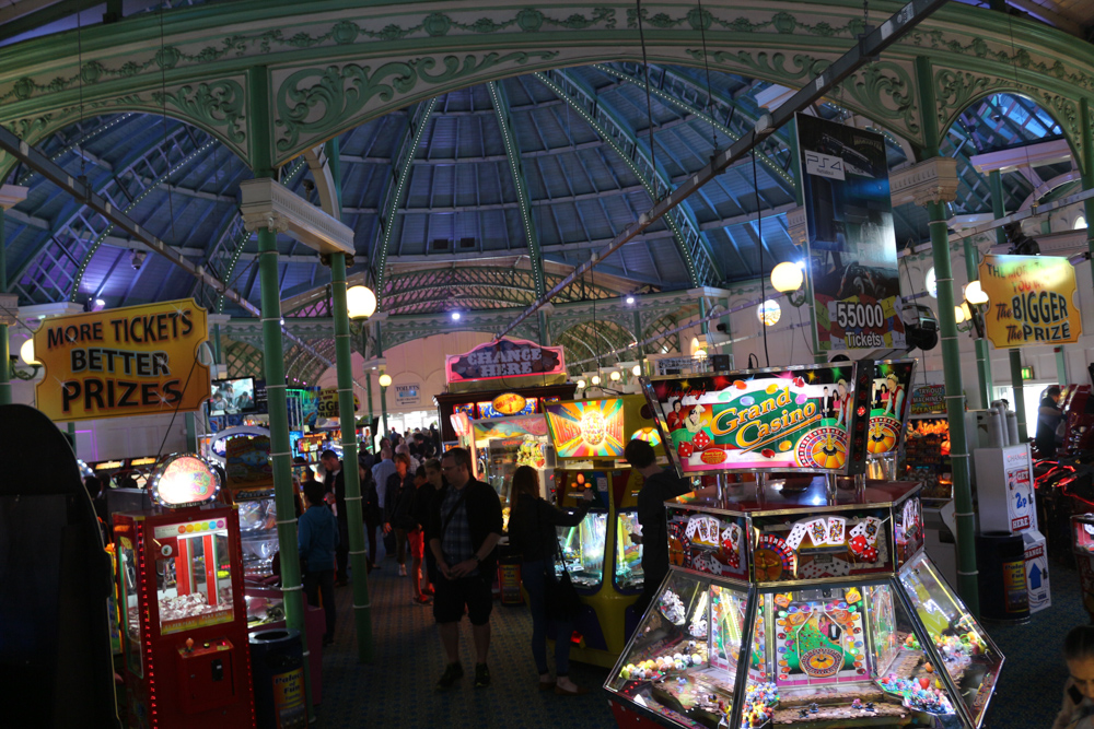 Slot machines on Brighton Pier