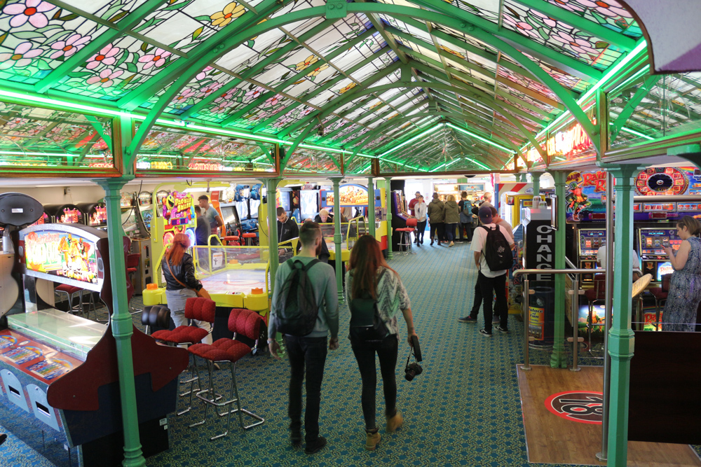 Slot machines on Brighton Pier