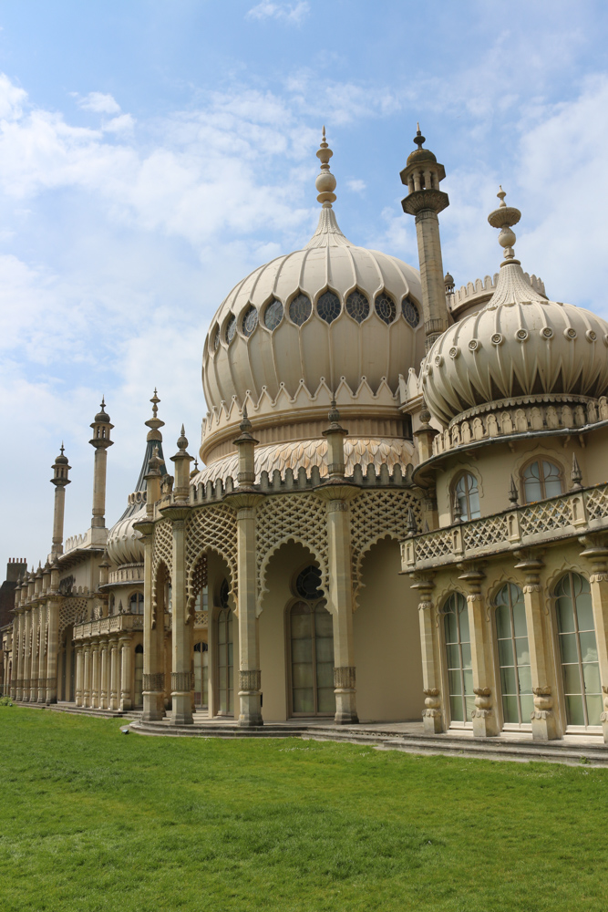 The Royal Pavilion was built in Indo-Saracenic style