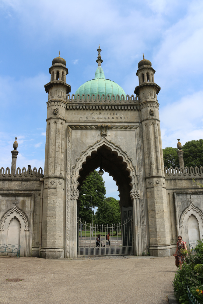 The Royal Pavilion was built in Indo-Saracenic style