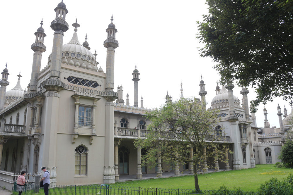 The Royal Pavilion was built in Indo-Saracenic style