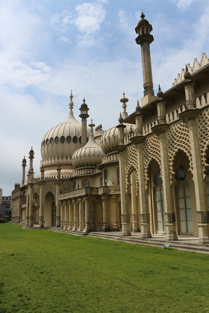 The Royal Pavilion was built in Indo-Saracenic style