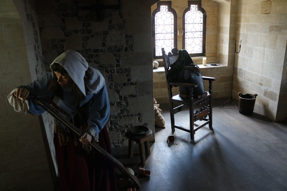 Reconstructed scene from the siege during the English Civil War