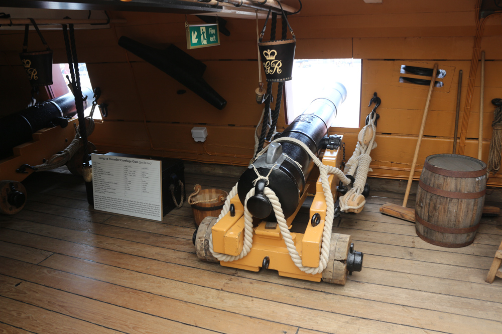 Kanonendeck der HMS Victory