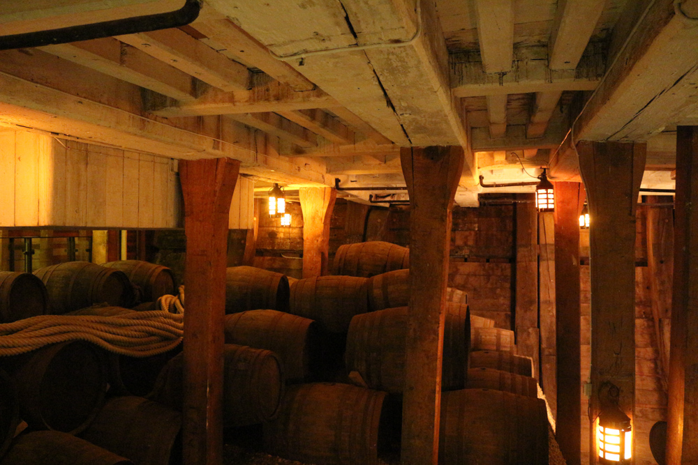 Powder storage on HMS Victory