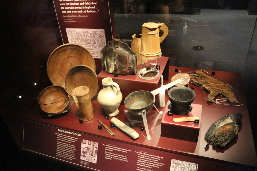 Tools of the the Mary Rose surgeon