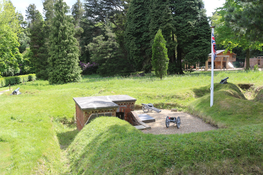 Bertie and Alfred helped to build this model fort as a birthday present to their mother Queen Victoria in May 1856. It is now called the "Victoria Fort and Albert Barracks".