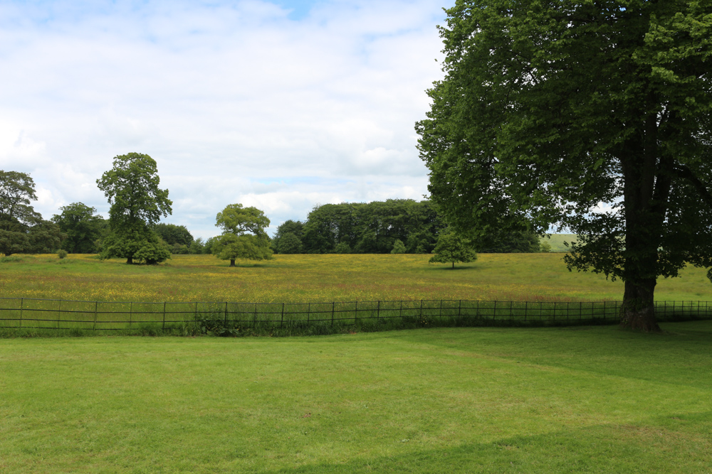 Malerische Felder rund um das Stourhead House