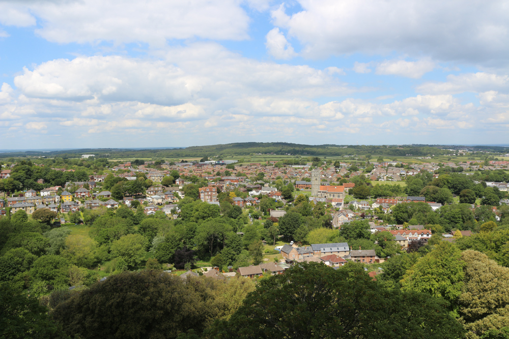 View from the keep over the village