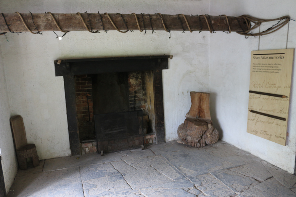 Die gotische Hütte in den Gärten von Stourhead