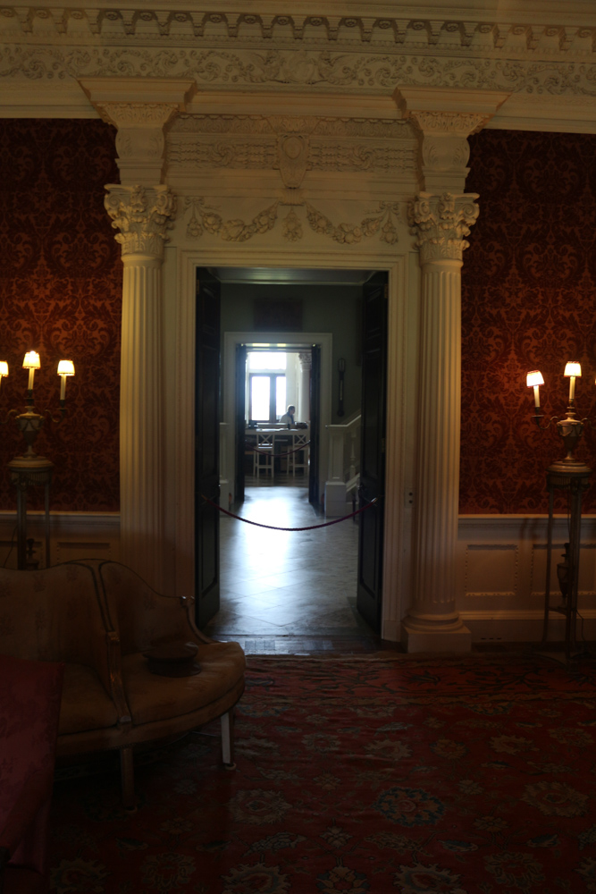 Salon in der Mitte des Stourhead House