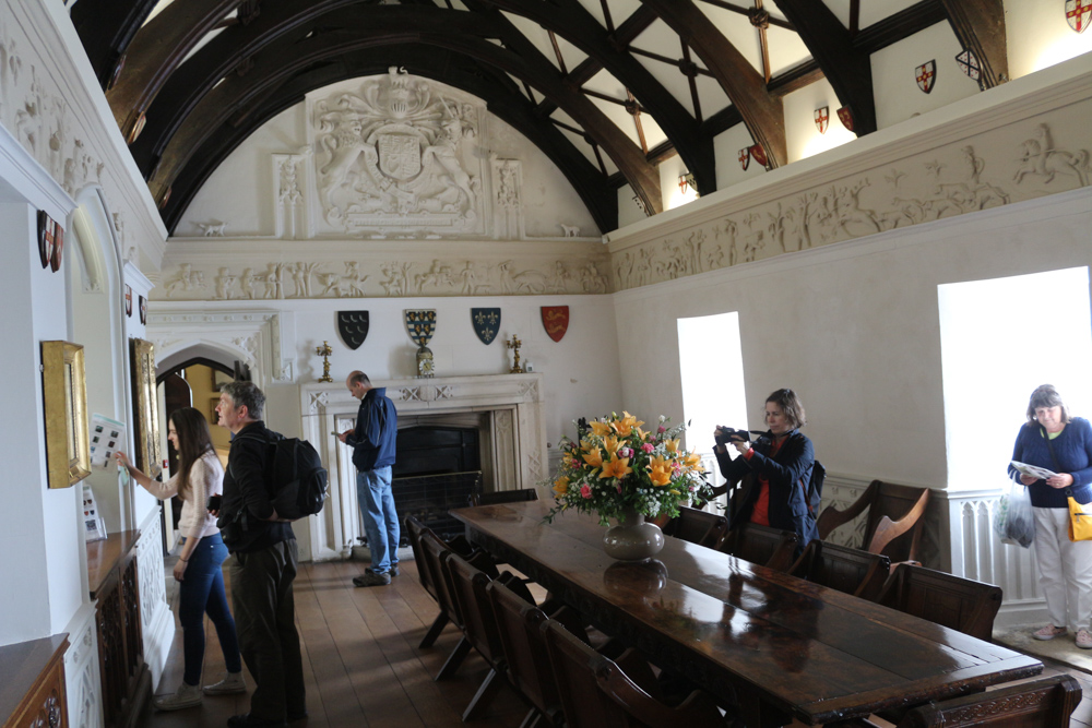 Chevy Chase room, originally the refectory of the priory, later used as the dining room.