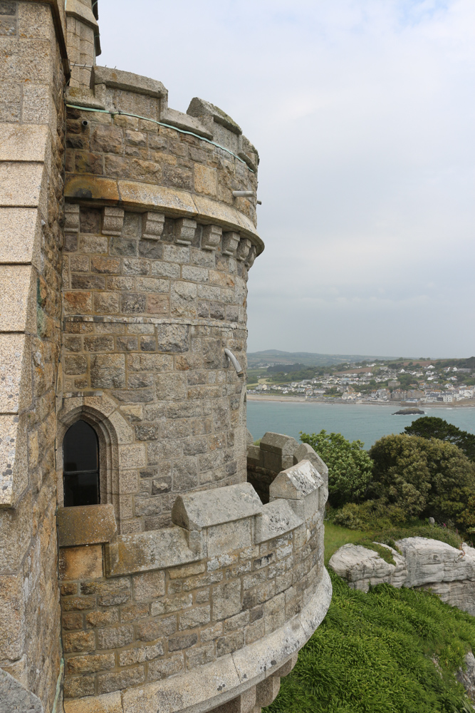 Burg auf der Spitze von St. Michael's Mount