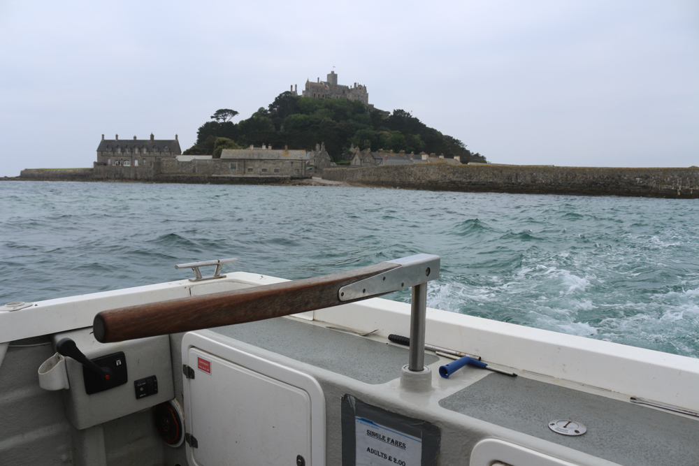 On a ferry from St Michael's Mount