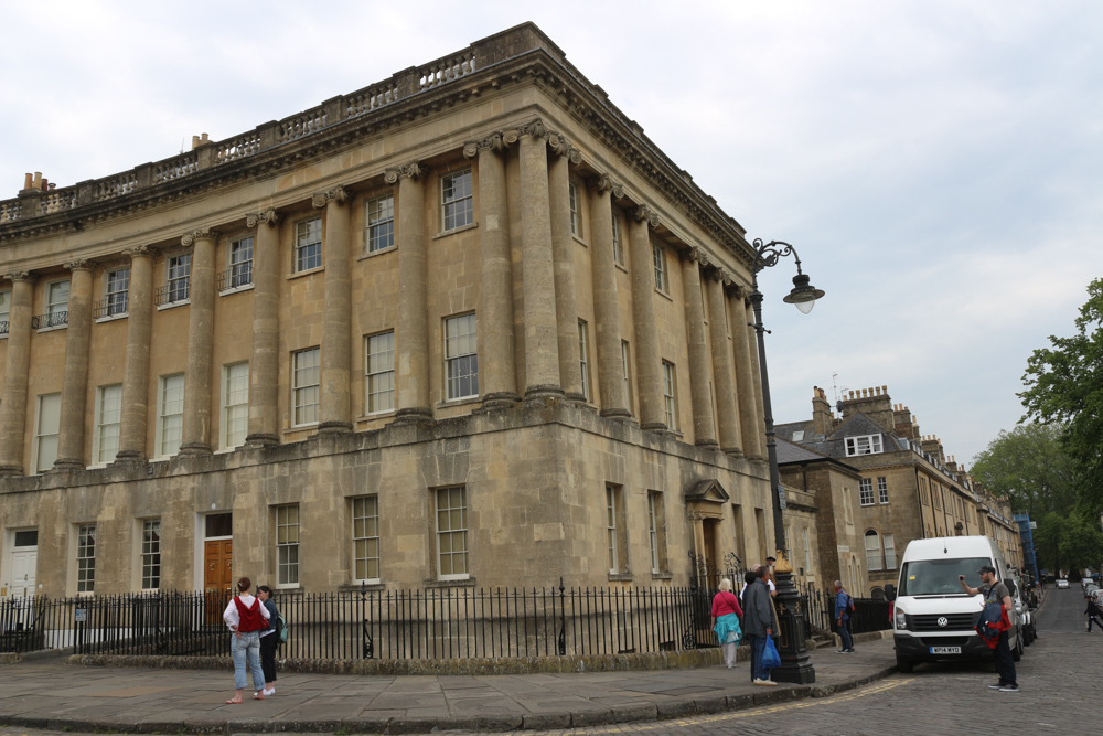 Das Gebäude des No. 1 Royal Crescent Museum